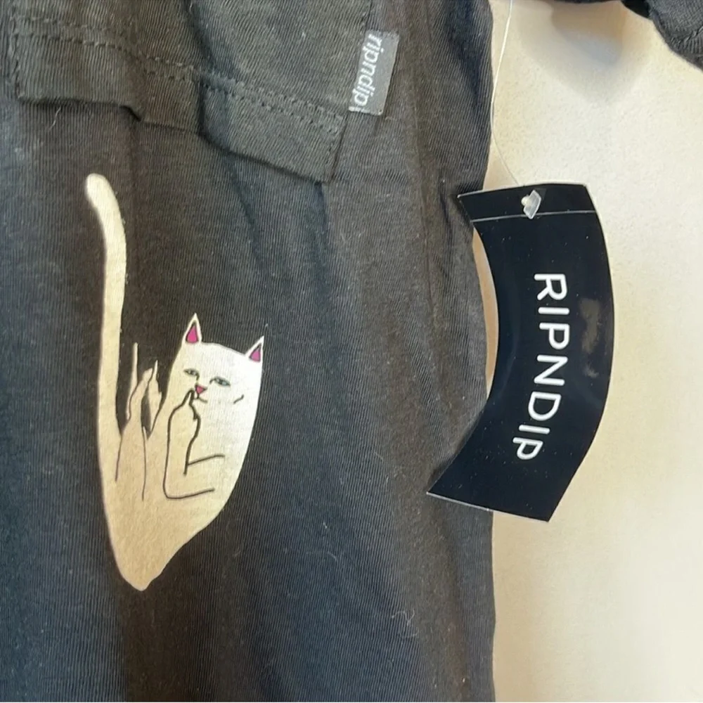 NWT RIPNDIP Black Graphic T-Shirt - Picture 3 of 4